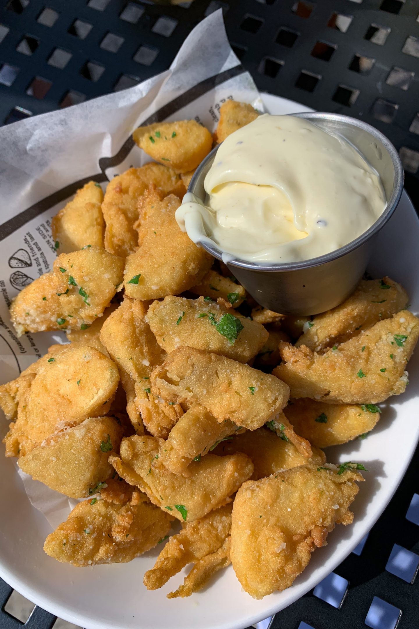 Fried Artichokes at Guilford Mooring